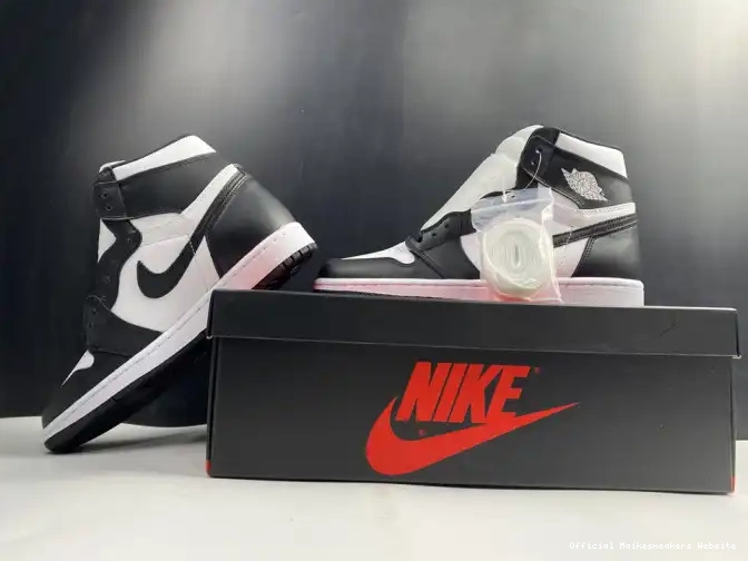 Official Maikesneakers Black Air (2014) 555088-010 White Jordan Retro 1 0518
